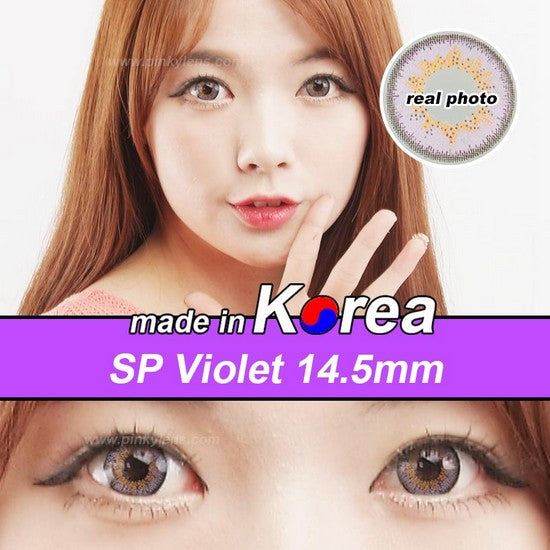 SP PURPLE colored contacts