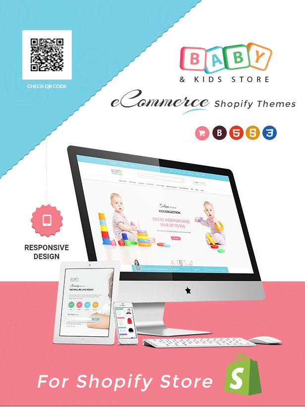 Baby Store - Clean, responsive Shopify themes - 1