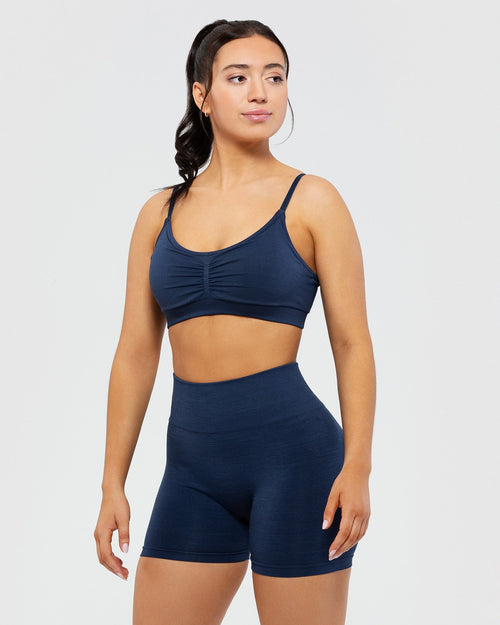 DEFINE SCRUNCH SEAMLESS LEGGINGS  SAPPHIRE BLUE – Amrock Corporation