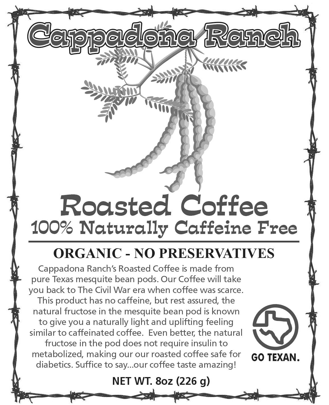 Buy Mesquite Roasted Coffee Texas - Cappadona Ranch