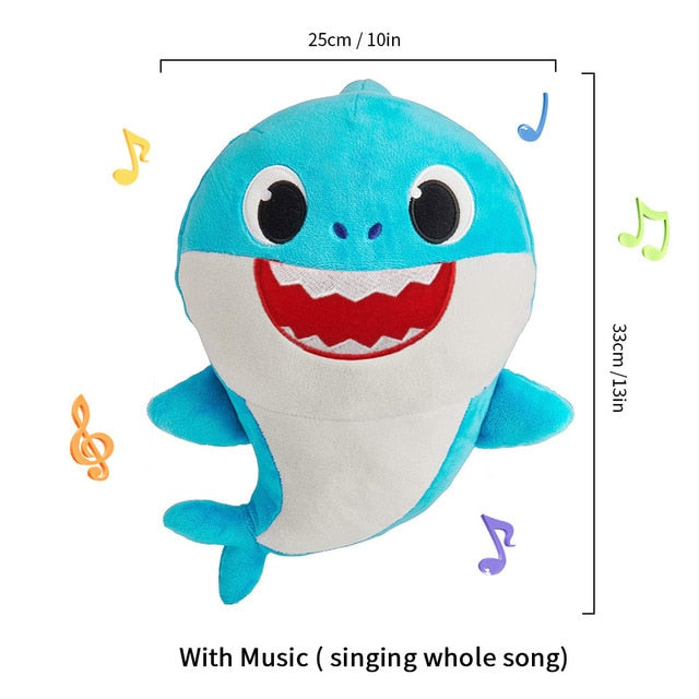 stuffed singing baby shark