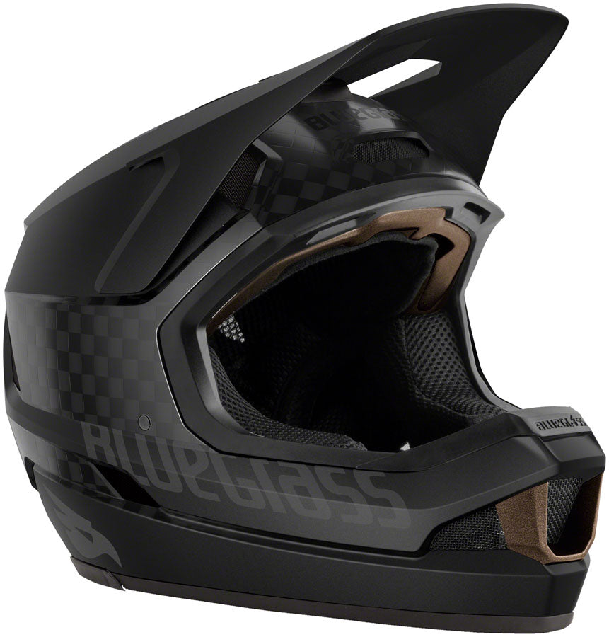Mountain Bike Helmet Bluegrass Legit Carbon Fiber Full Face MIPS E5-4 MTB Matte Black Medium