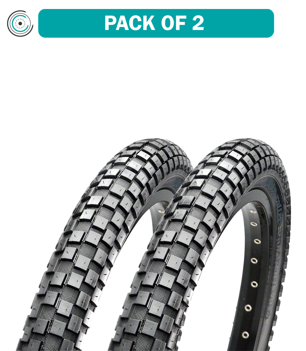 Pack of 2 Maxxis Holy Tire 20 X 2.2 60Tpi Clincher Wire Black – 365 Cycles