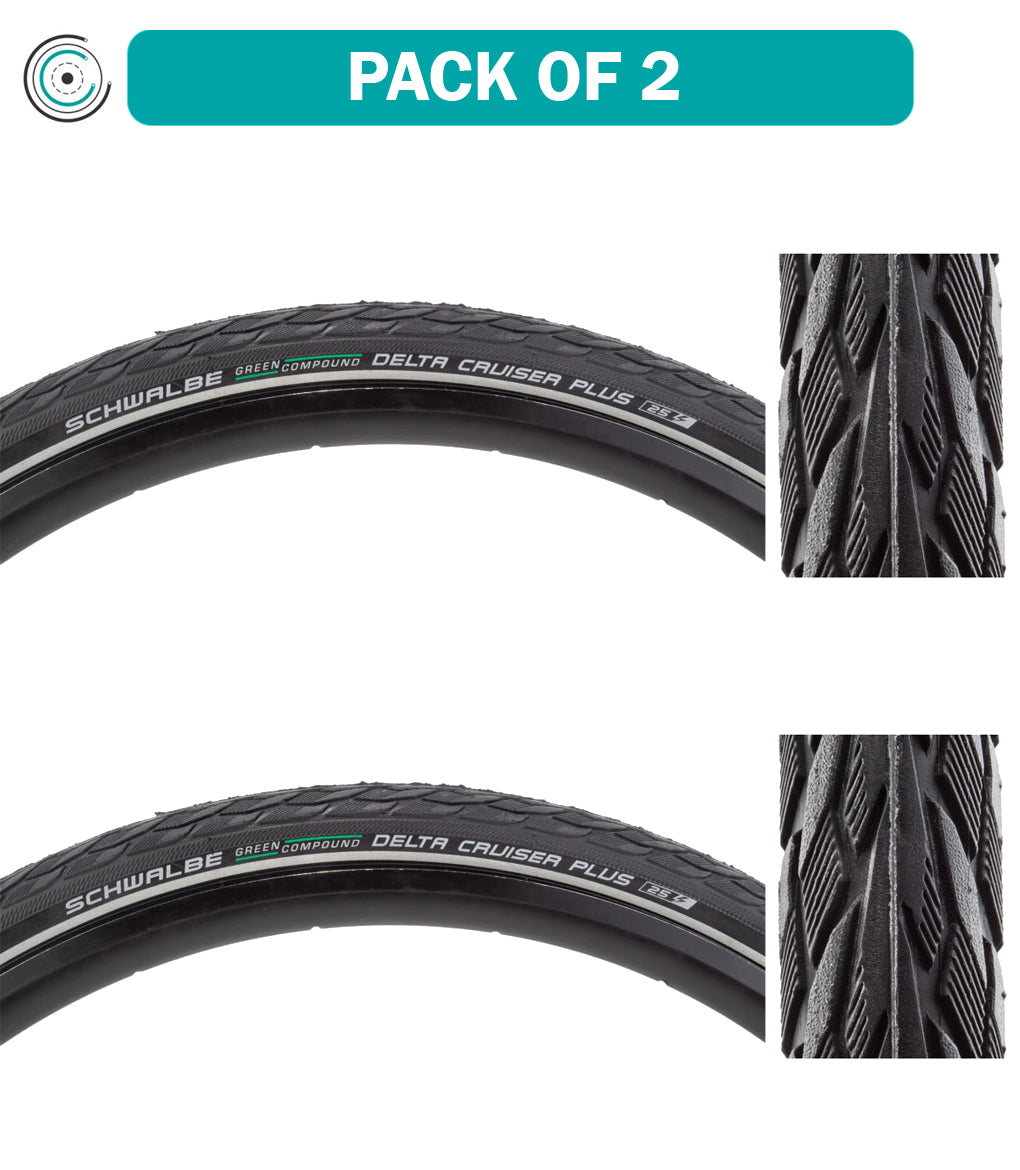 Pack of 2 Schwalbe Delta Active PG 20x1.75 Wire Bk/Bsk – 365 Cycles