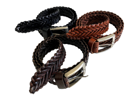 Leather Woven Belts