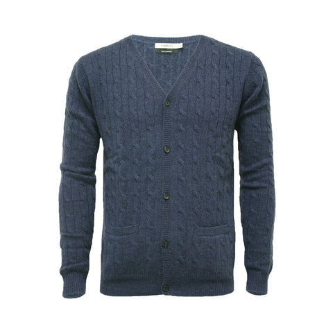 Men's Cashmere Cable Cardigan Jeans