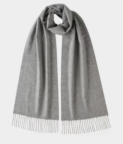 Cashmere Grey Woven scarf