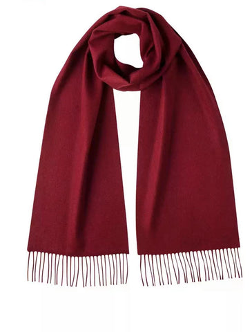 Bordeaux Cashmere Woven Scarf