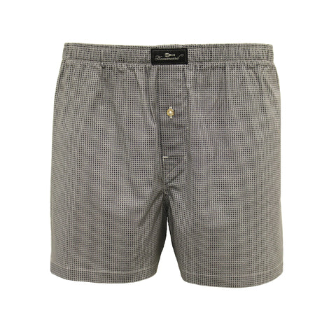 Woven Cotton Boxer Shorts black Ball BC003