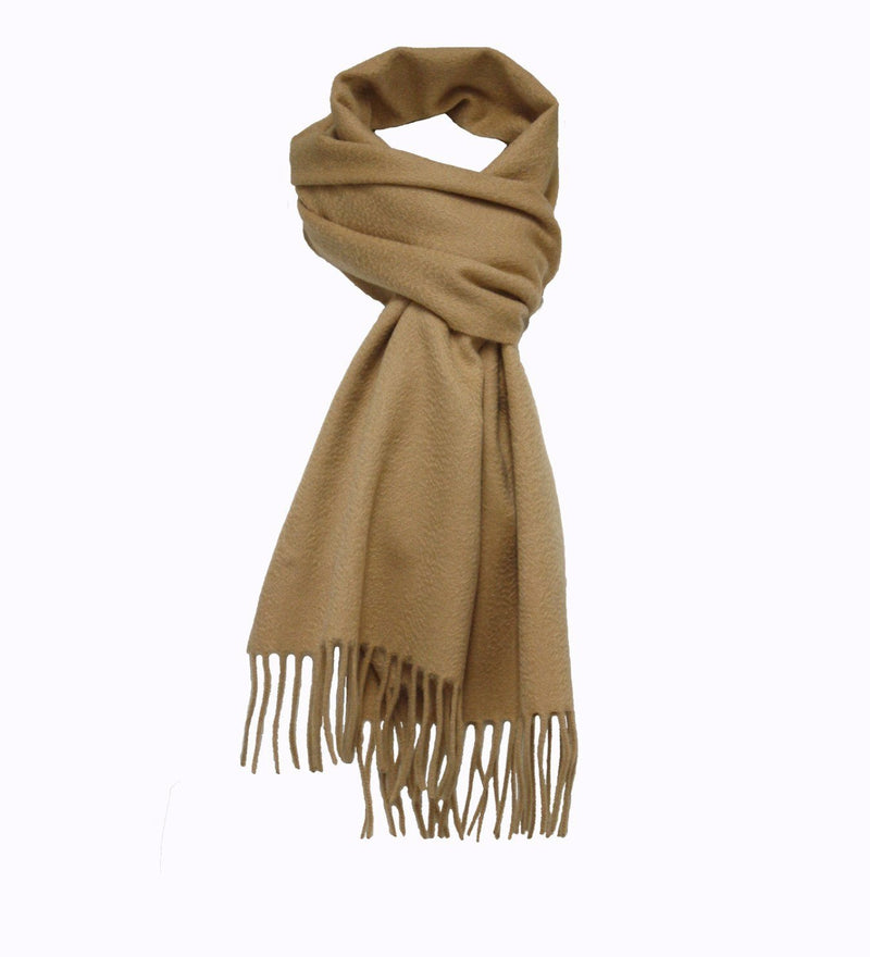 camel cashmere scarf