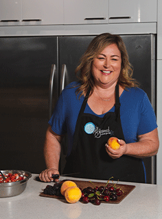 Angie Quaale,  Owner and Chef at Well Seasoned, a gourmet food store and cooking school in Langley, BC