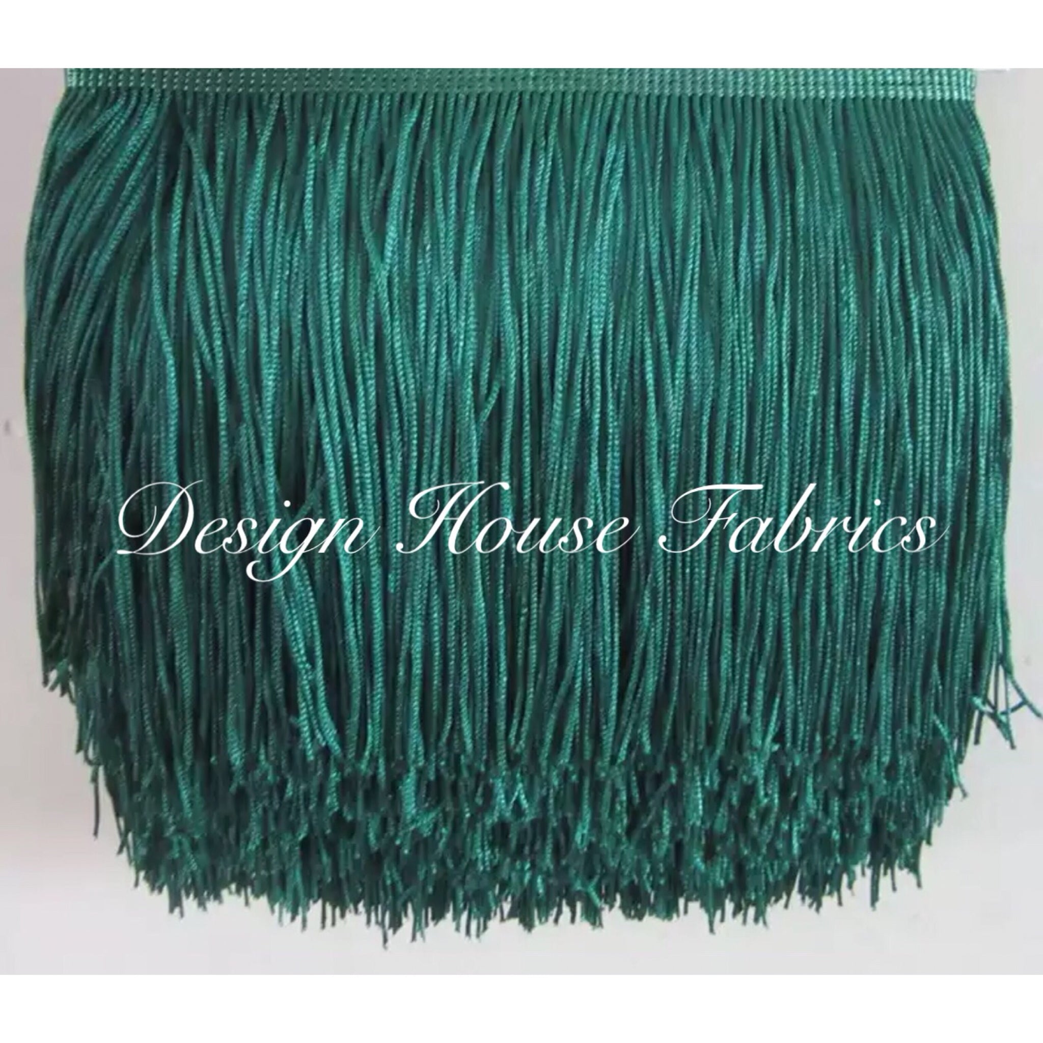 dark green lace trim