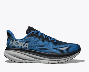 Hoka Men's Clifton 9 GTX in Black/FoggyNight - Gimres Shoes