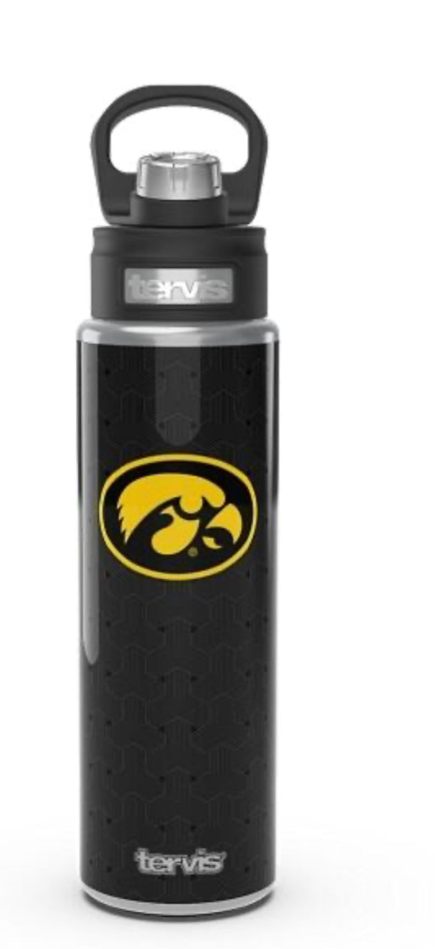 Tervis NCAA Ohio State Buckeyes Carbon Fiber Wide Mouth Water Bottle - 24oz
