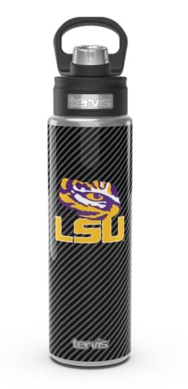 NCAA Alabama Crimson Tide Carbon Fiber Wide Mouth Water Bottle - 40oz