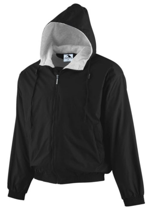Augusta Sportswear Hooded Taffeta Jacket Fleece Lined