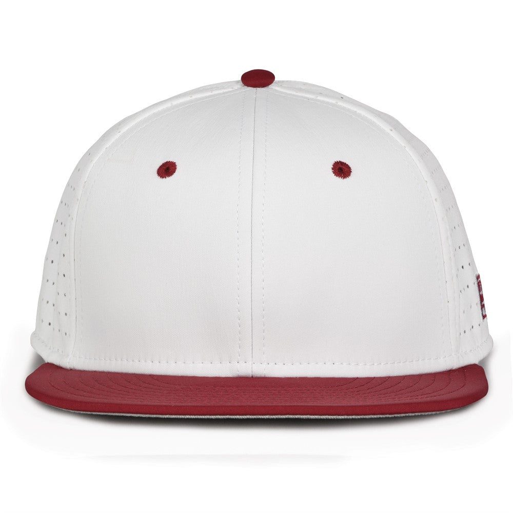 The Game GB998 Perforated GameChanger White Front Combo Colors Embroidered  With Your Logo