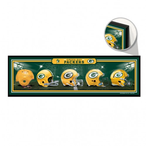 GREEN BAY PACKERS WOOD SIGN 9" X 30"