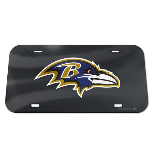 Baltimore Ravens Logo Specialty Acrylic Classic License Plates