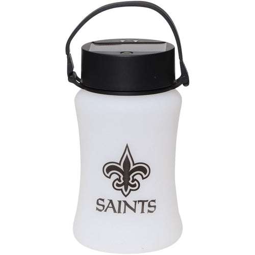 New Orleans Saints Frosted Silicone Solar Lantern