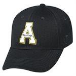 APPALACHIAN ST ONE-FIT BLACK PREMIUM COLLECTION MEMORY FIT