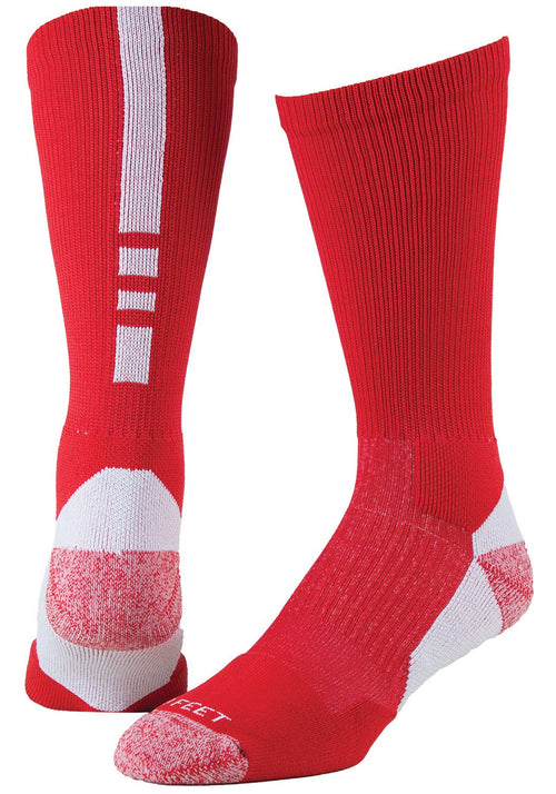 Pro Feet 238 Pro Feet Performance Shooter 2.0 Socks - Red White Size MED 9 - 11