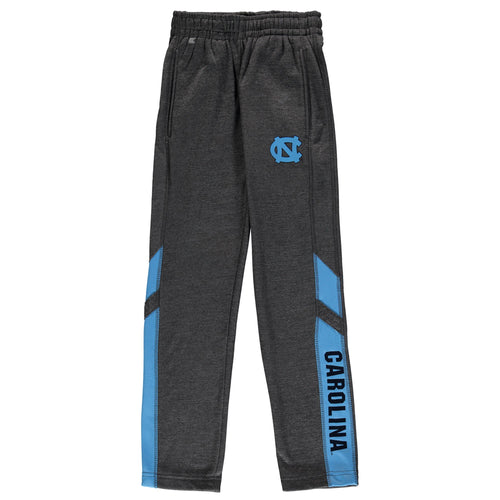 Colosseum North Carolina Tar Heels Youth Heathered Charcoal Fleece Pants Youth XS