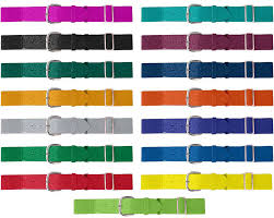 Augusta Elastic Youth Baseball Belt 19 Colors Available