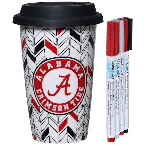 Alabama Crimson Tide Just Add Color Travel Cup