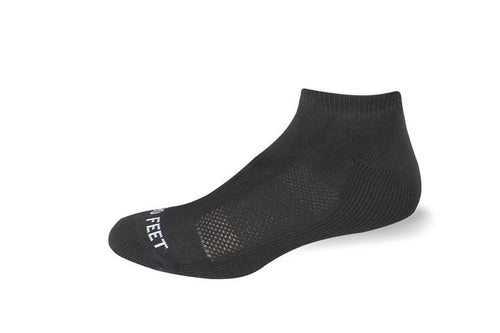 Pro Feet 842/3-242/3 Low Cut (3 Pack) Socks - Black