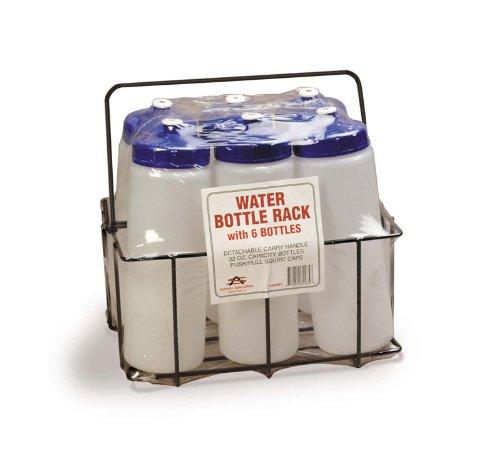 Athletic Specialties Water Bottle Rack Combo with 6 Water Bottles