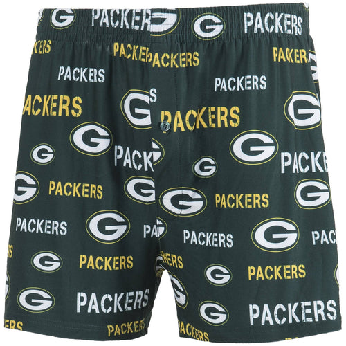 Green Bay Packers Midfield AOP Knit Boxers