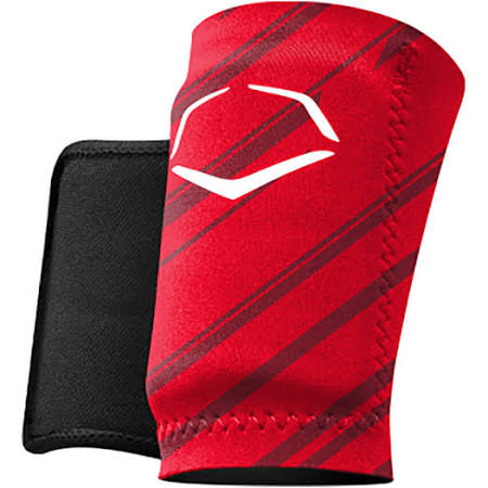 EvoShield Speed Stripe Adult Baseball Forearm/Wrist Guard, Red MED