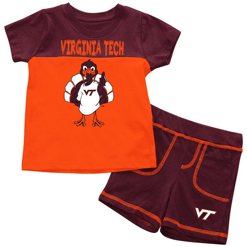 Virginia Tech VT Hokies Infant T-Shirt and Shorts Boy's 2-Pc Set