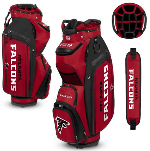 Atlanta Falcons Bucket Cooler Cart Bag 3 Free Shipping