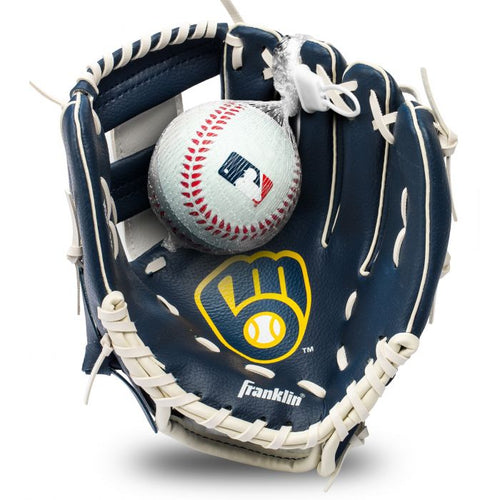 Milwaukee Brewers  MLB® Team Glove and Ball Set