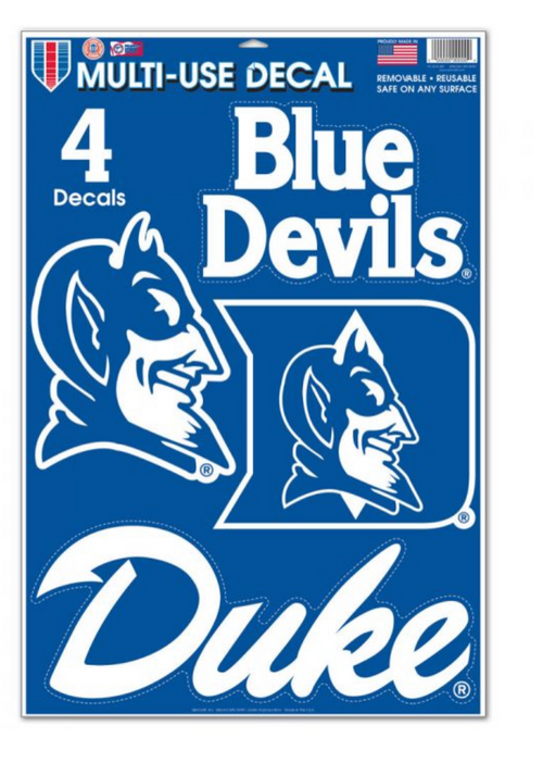 Duke Blue Devils Multi Use Decals