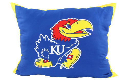 NCAA Kansas Jayhawks Fully Stuffed Big Logo Pillow