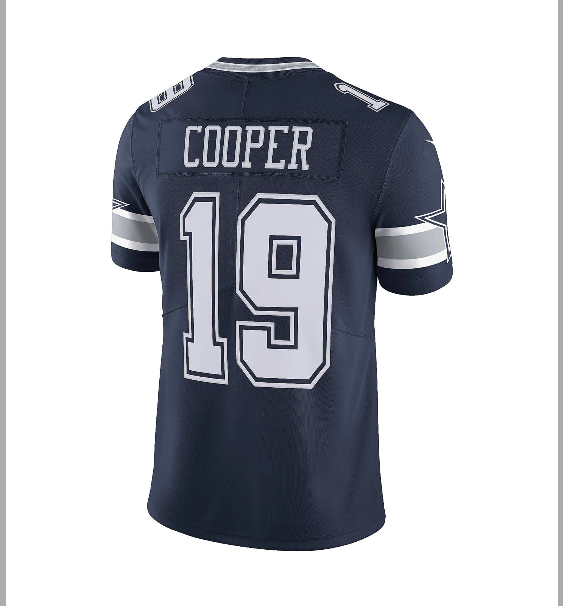 Dallas Cowboys No19 Amari Cooper Men's Black V White Peace Split Nike Vapor Untouchable Limited Jersey