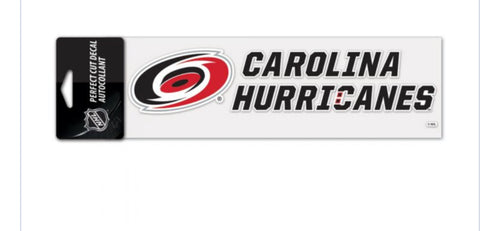 Carolina Hurricanes Perfect Cut Color Decal 3” X 10”