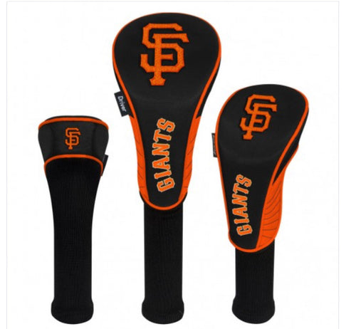 San Francisco Giants Set of Three Golf Head Covers