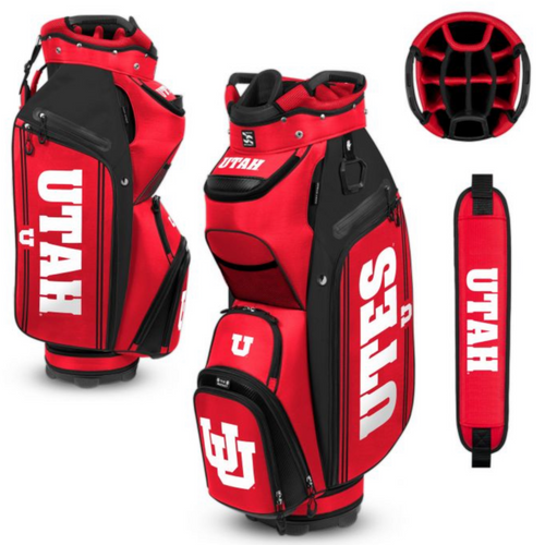 Utah Utes Cooler Cart golf Bag 3 Free Shipping