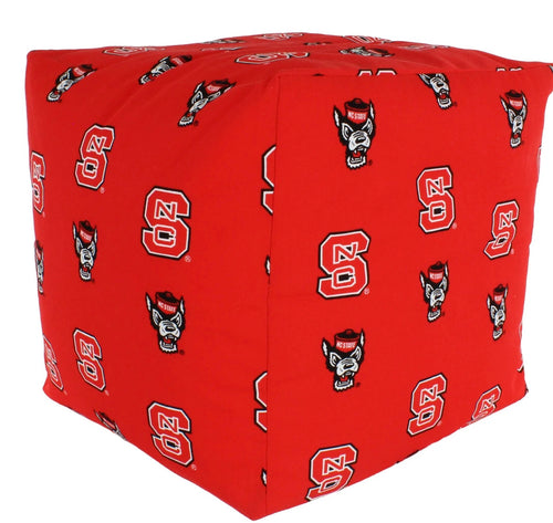 North Carolina State Wolfpack Cushion Cube Pouf