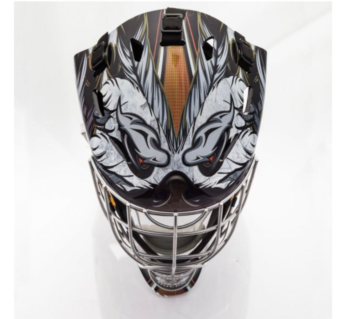  Franklin Sports Anaheim Ducks NHL Hockey Goalie Face