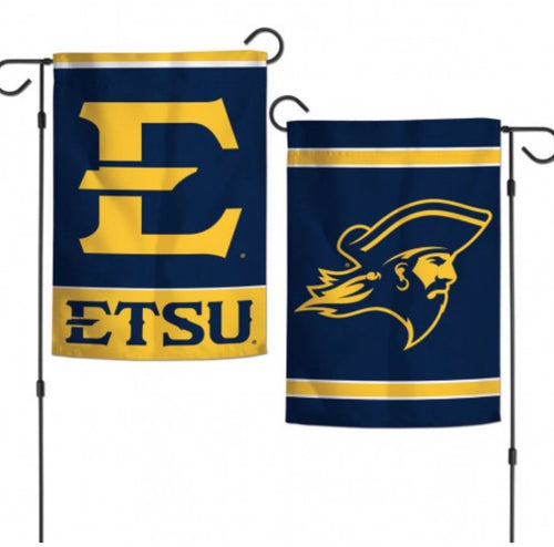 East Tennessee State 2 Sided Garden Flag 12.5" X 18"