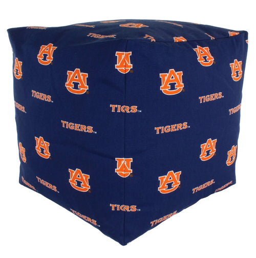 NCAA Auburn Tigers Cubed Bean Bag Pouf