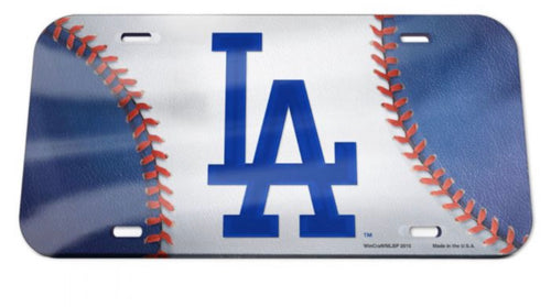 Los Angeles Dodgers Acrylic LIcense Plate