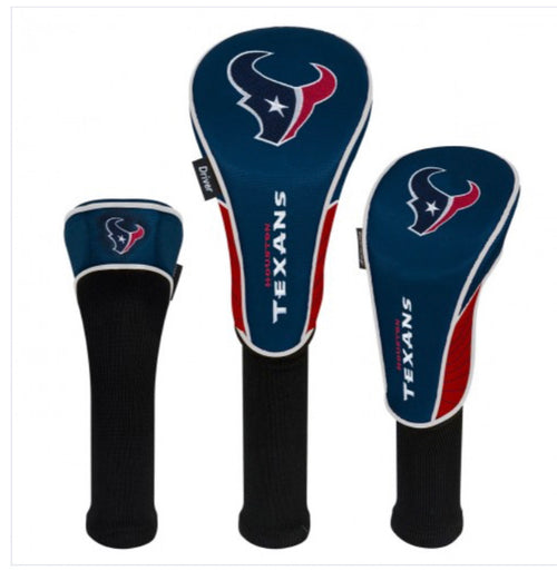 Houston Texans Set of 3 Headcovers