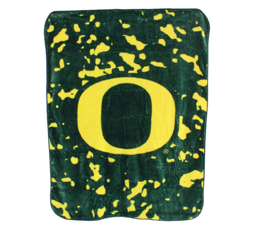 NCAA Oregon Ducks Huge Raschel Throw Blanket