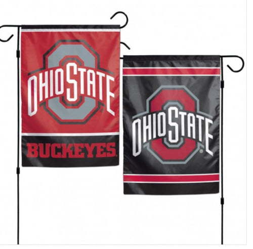 Ohio State Buckeyes Garden Flag 2 Sided 12.5" X 18"